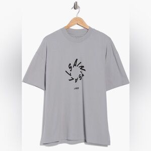 All Saints Light Gray Short Sleeve Tee M